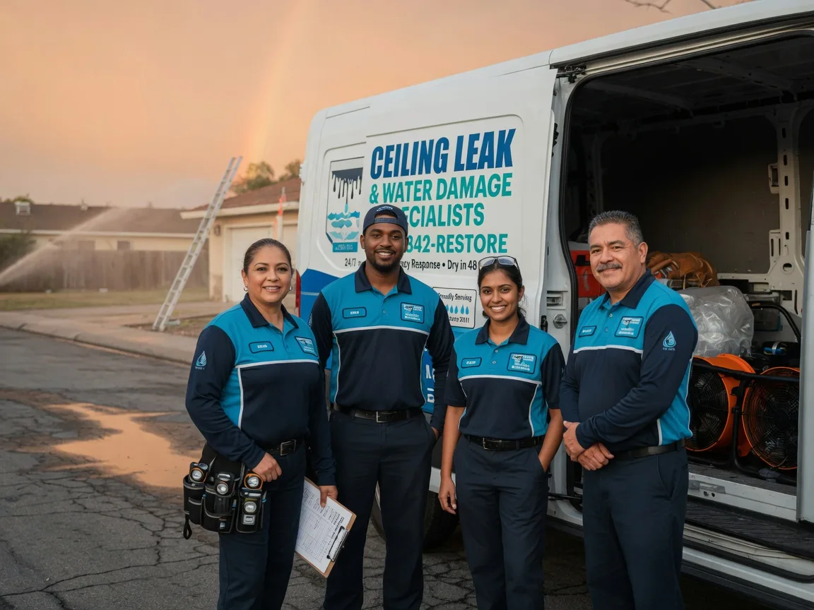 Ceiling Leak Cleanup company in Honey Grove, TX